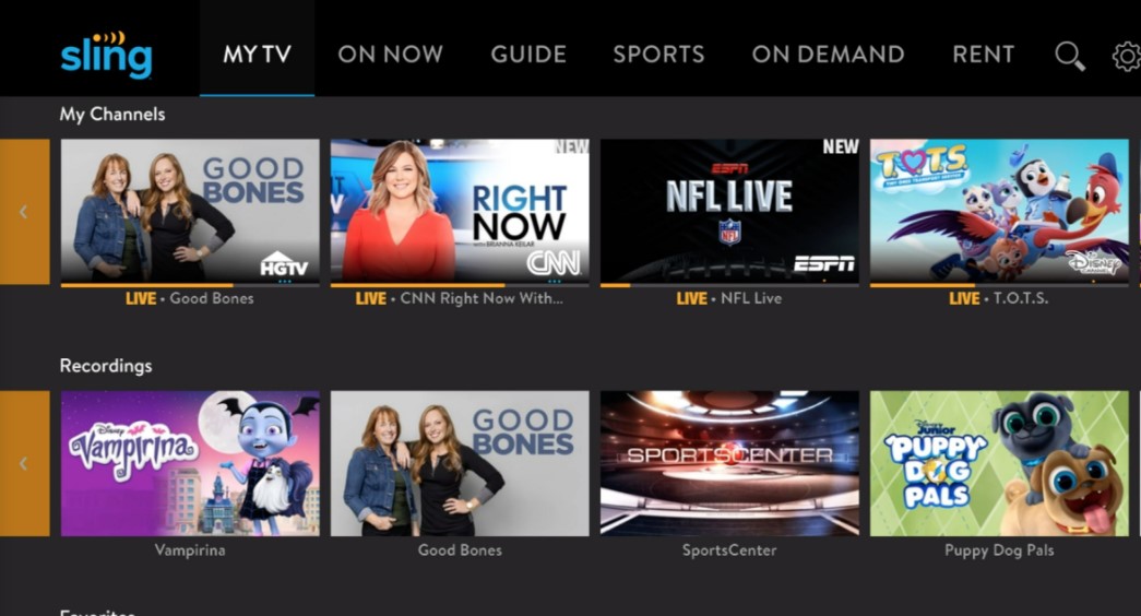 sling tv activate x box